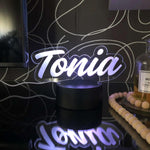 Lampada Led Personalizzata con nome-Lampada in plexiglass-Lol T-shirt