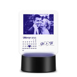 Lampada Led Personalizzata di Coppia con Data-Lampada in plexiglass-Lol T-shirt