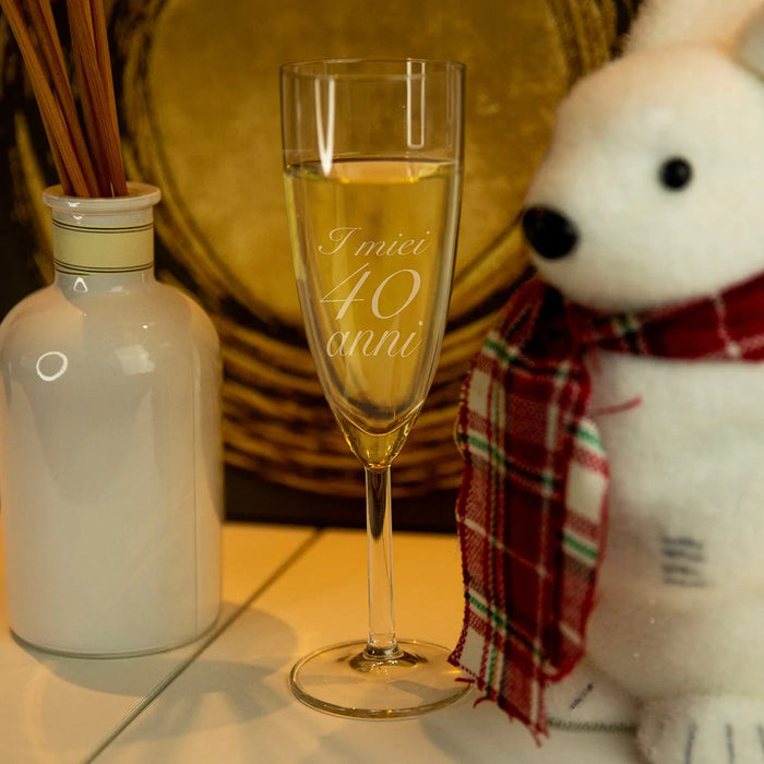 Bicchieri da vino personalizzati in pacco regalo famiglia