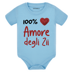 100% Amore degli zii Body per bimbi