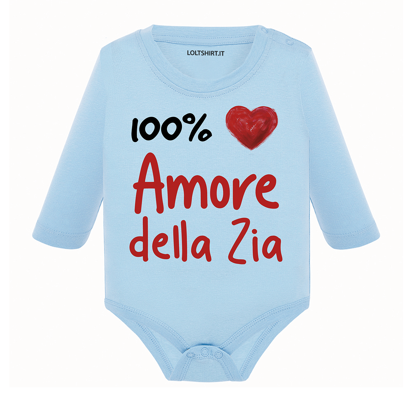 Lol T-Shirt Body per bimbi 3 mesi / Azzurro 100% Amore della zia
