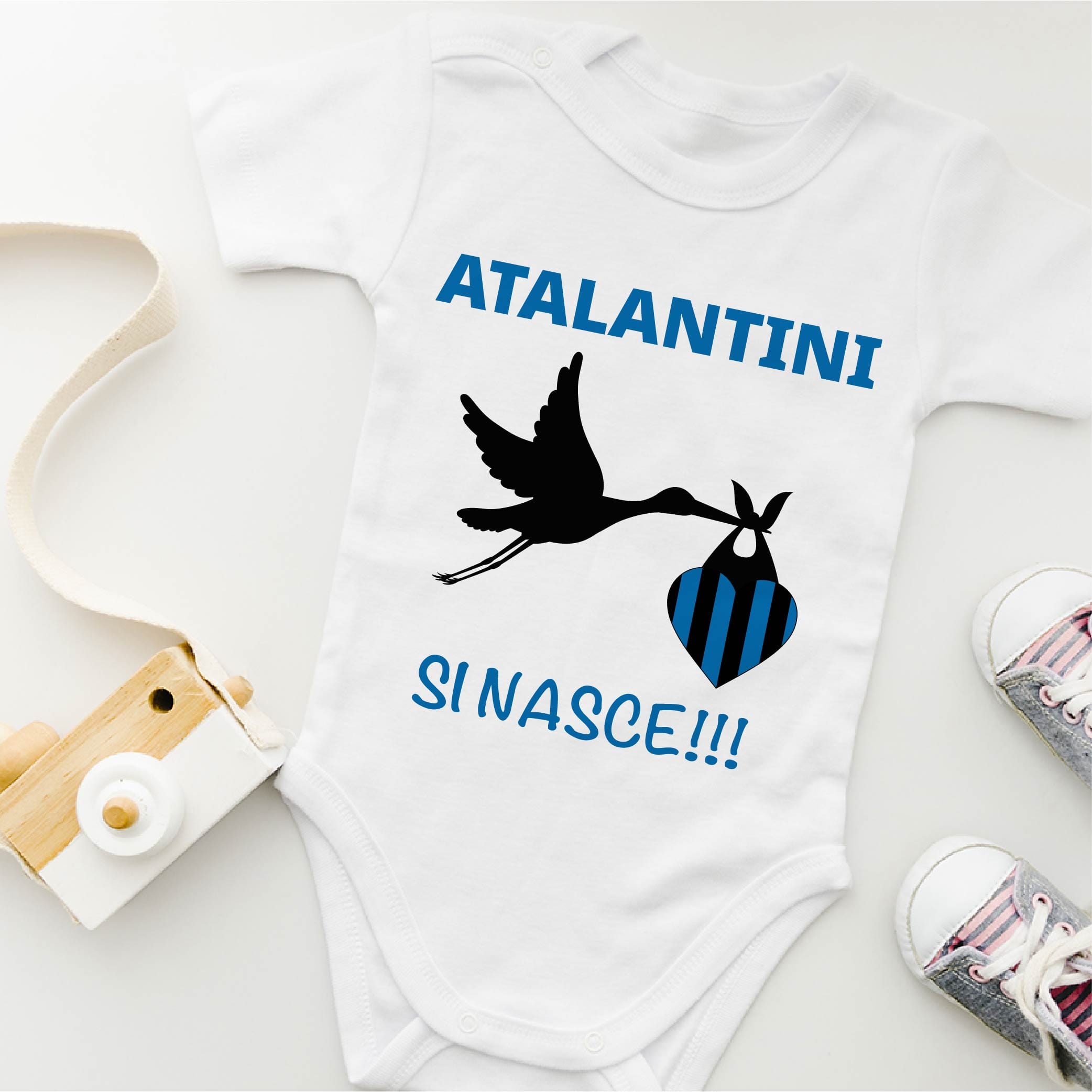 Lol T-Shirt Body per bimbi Atalantini si nasce