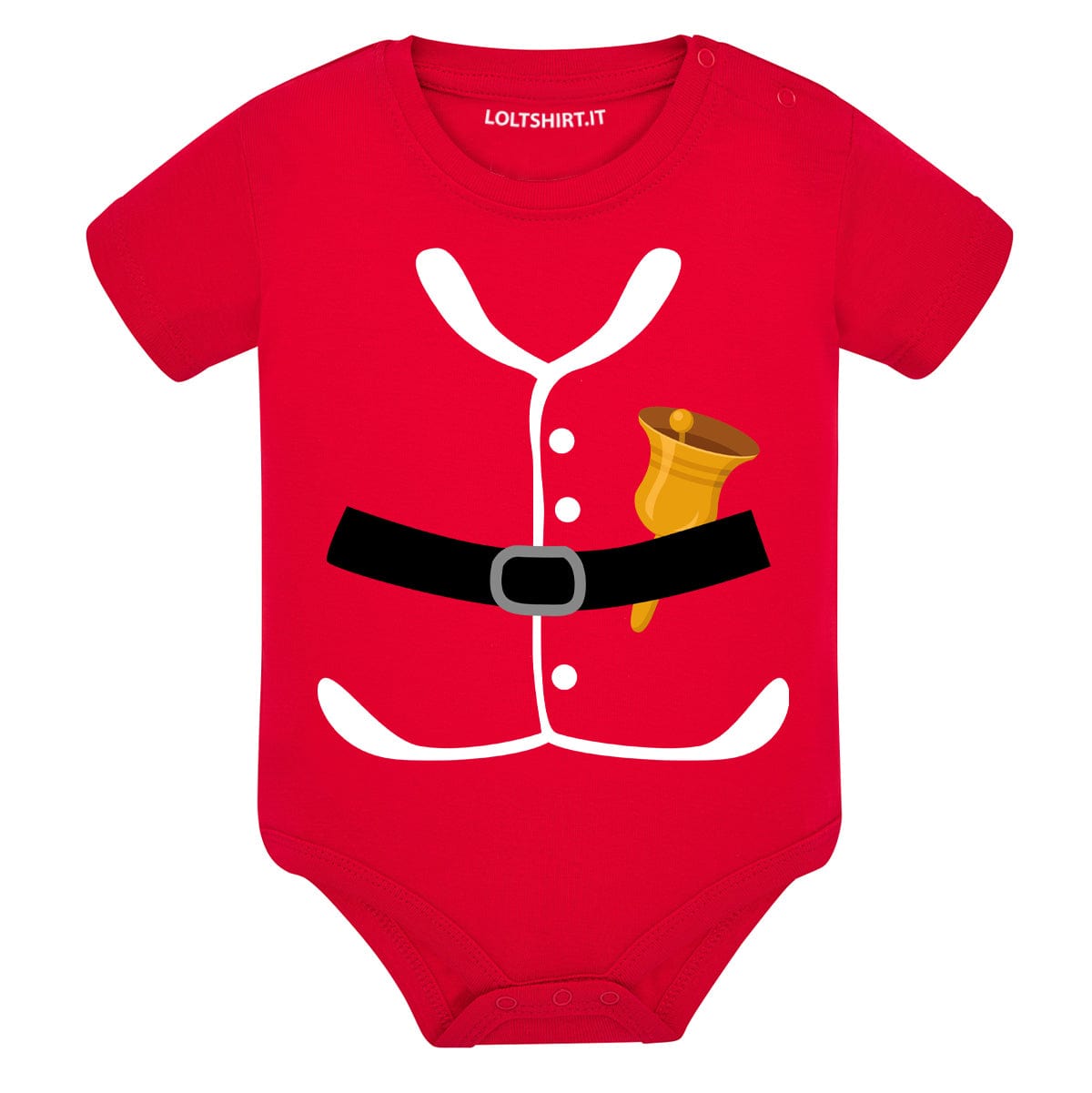 Lol T-Shirt Body per bimbi 3 mesi / Rosso Babbo Natale Baby
