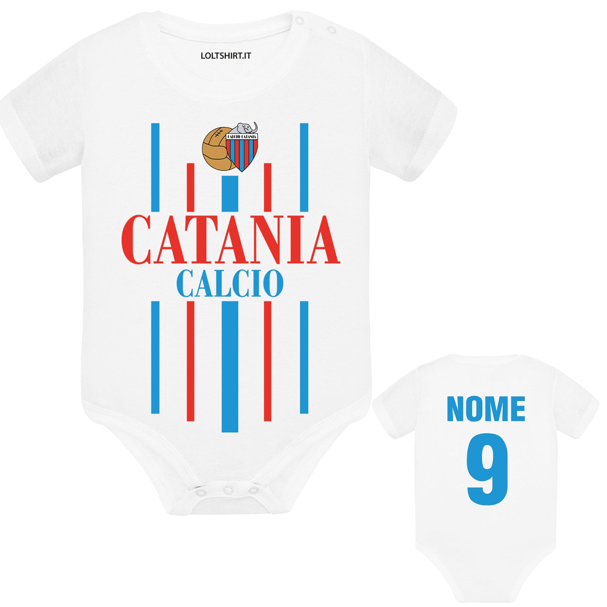Lol T-Shirt Body per bimbi Body completino calcio personalizzato Catania