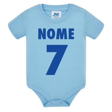 Calcio (Nome e Numero Personalizzabili) Body per bimbi