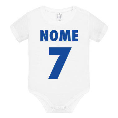 Calcio (Nome e Numero Personalizzabili) Body per bimbi