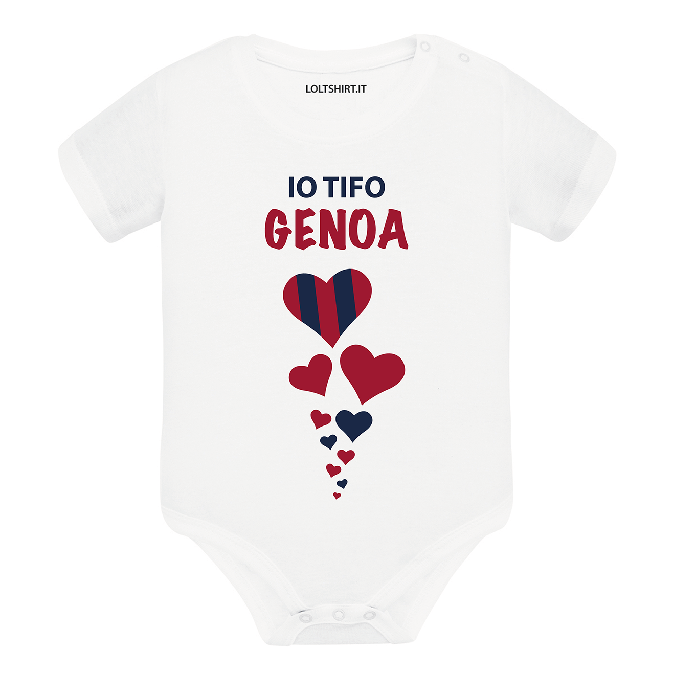 Lol T-Shirt Body per bimbi Io tifo Genoa