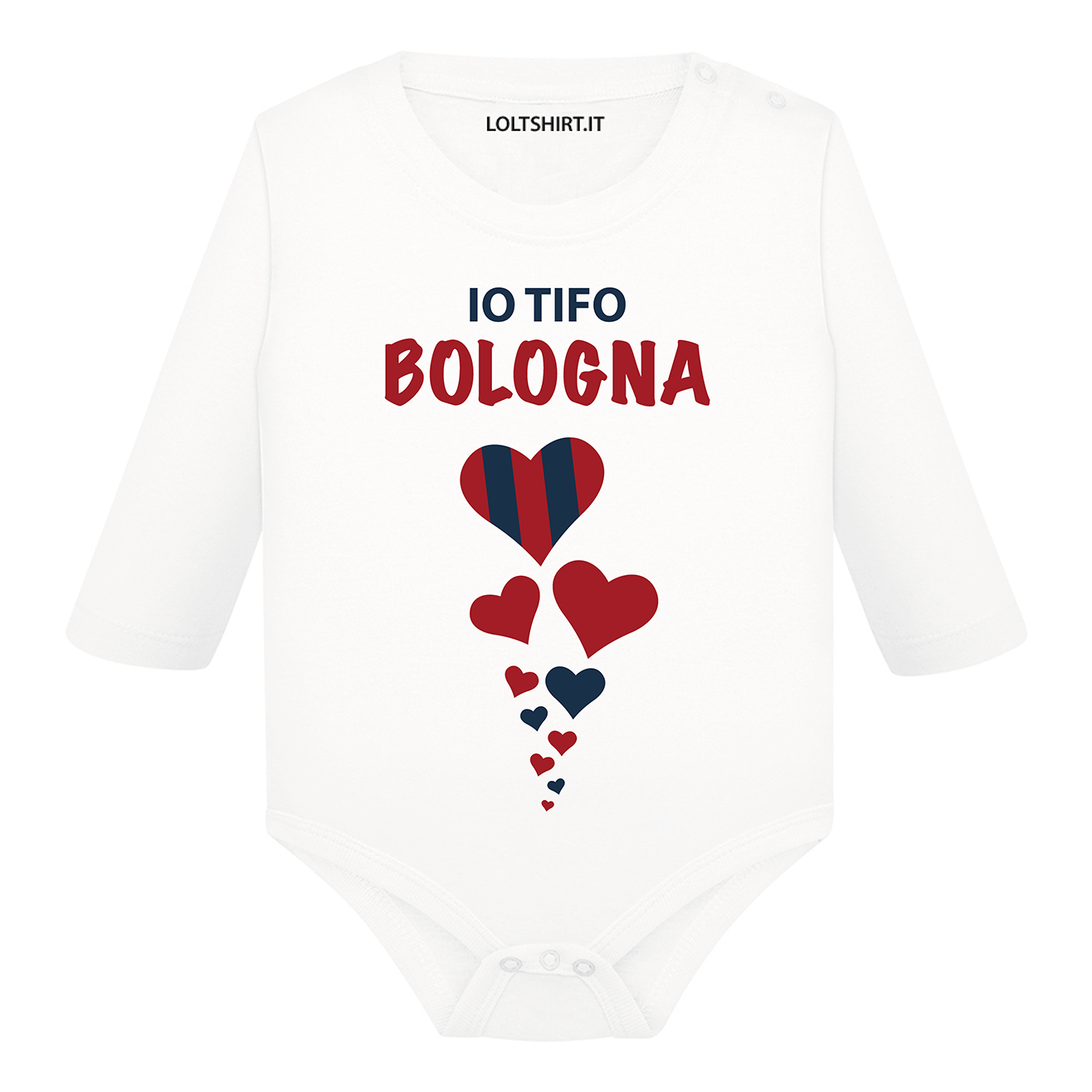 Lol T-Shirt Body per bimbi Io tifo il Bologna