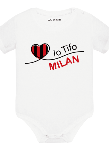 Body neonato squadra di calcio Milan