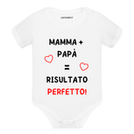 Mamma + Papà = risultato perfetto! Body per bimbi