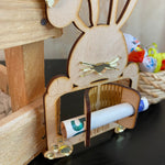 Coniglietto portasoldi in legno Coniglietto Portasoldi in Legno