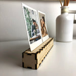 Portafoto polaroid personalizzato con dedica Espositori per fotografie
