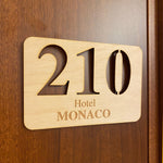 Numeri Camera Hotel/Albergo in legno