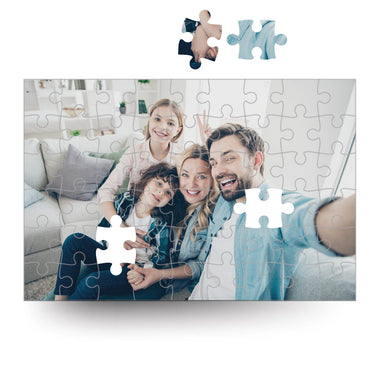 Puzzle in cartone con foto
