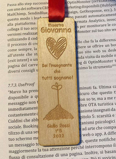Segnalibro Regalo Maestra