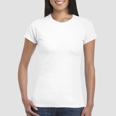 T-shirt bianca donna personalizzata