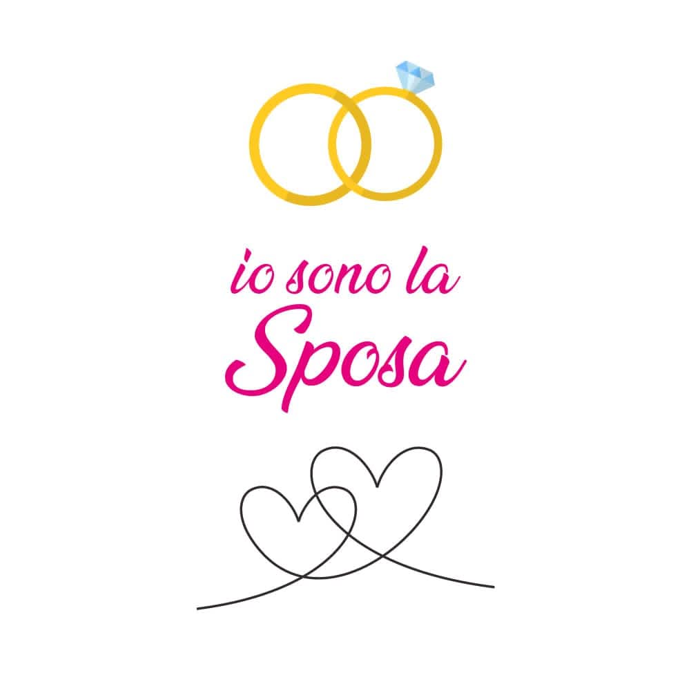 Lol T-Shirt T-shirt Io sono la sposa