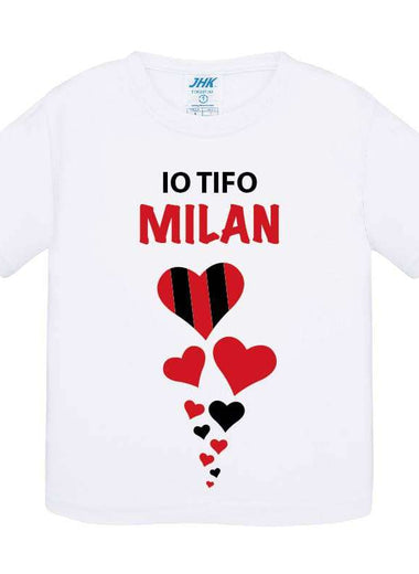 T-Shirt bambino squadra di calcio Milan