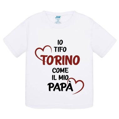 Io tifo Torino come il mio papà T-shirt