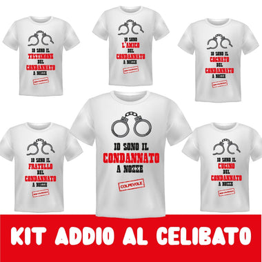 Kit Addio al Celibato T-shirt