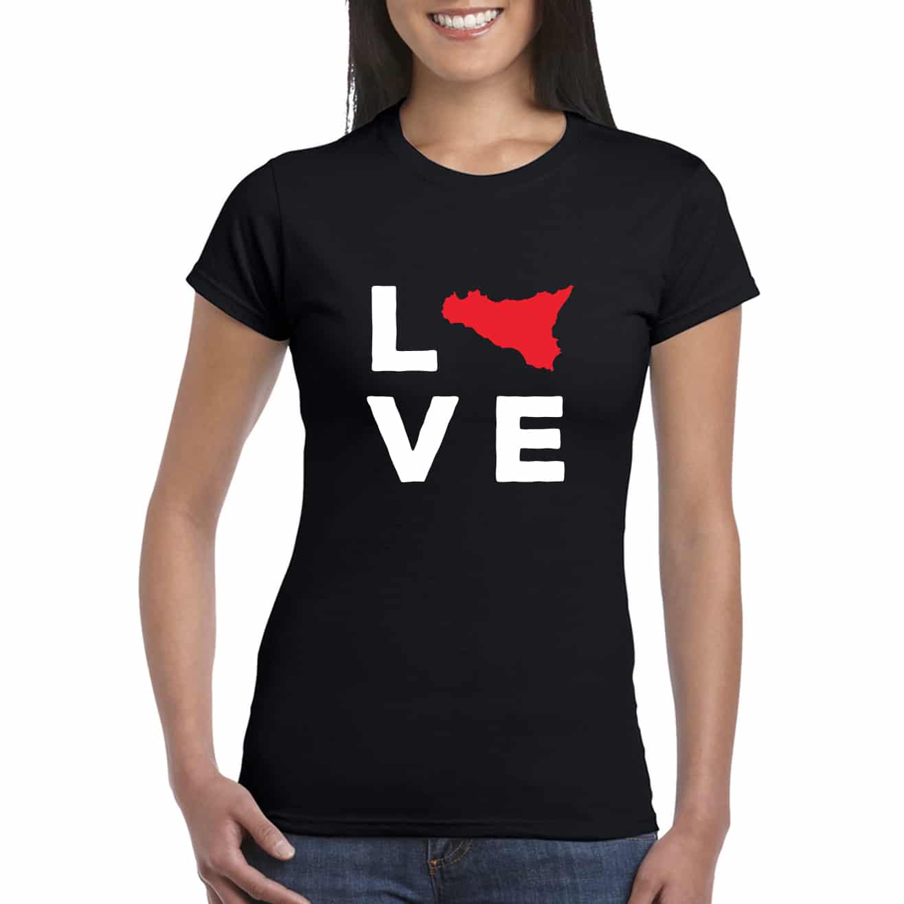 Lol T-Shirt T-shirt S / Nero Love Sicily