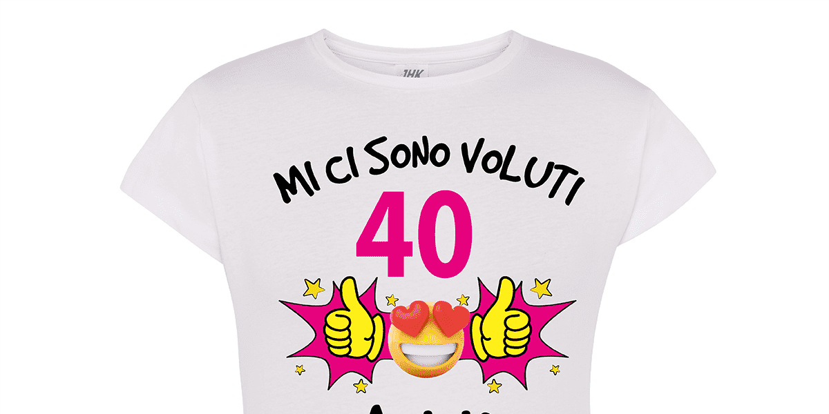 Mi ci sono voluti 40 anni per diventare cosi figa T shirt Donna Manica Corta Lol T shirt