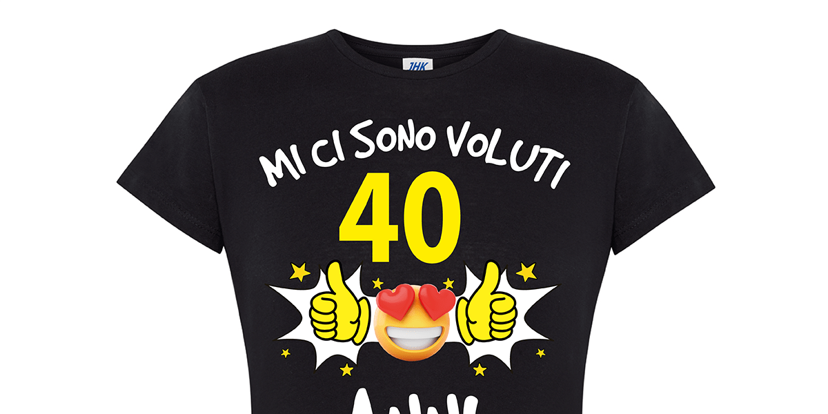 Mi ci sono voluti 40 anni per diventare così figa | T-shirt Donna Manica  Corta