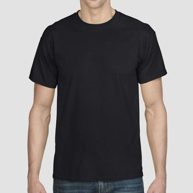 T-shirt nera uomo personalizzata