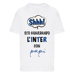 Shh sto guardando l'Inter con papà T-shirt
