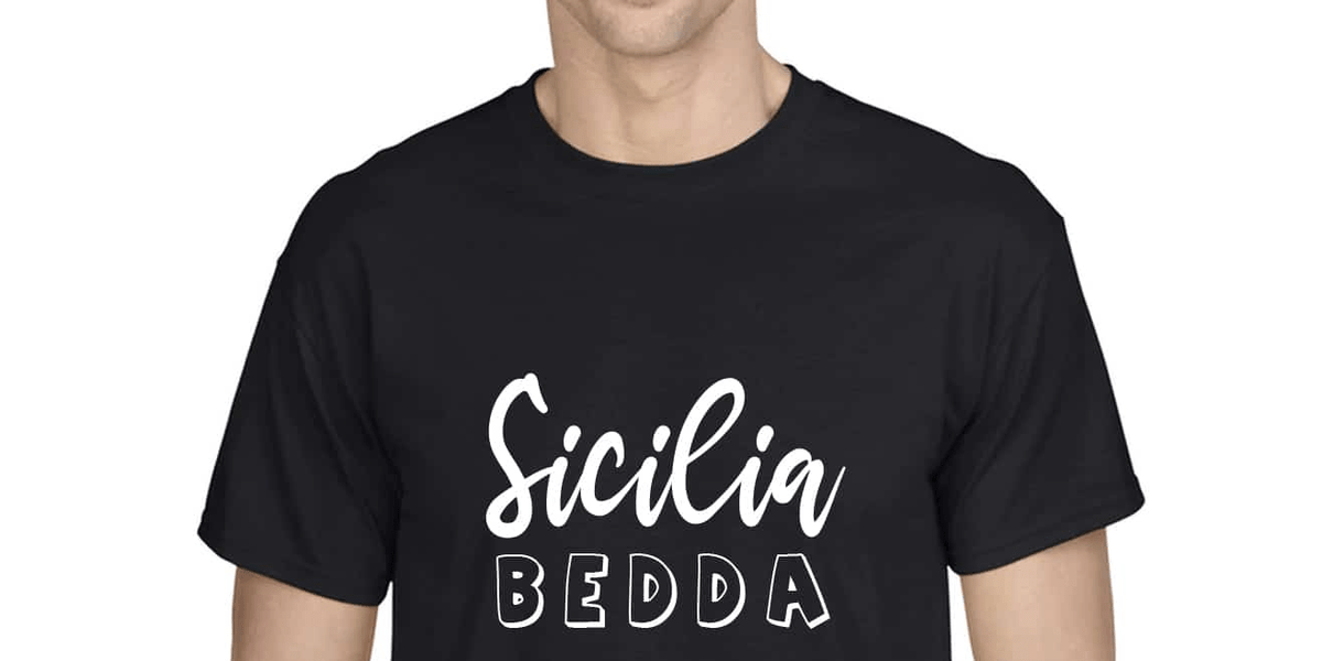Sicilia Bedda  T-shirt Uomo Manica Corta – Lol T-shirt