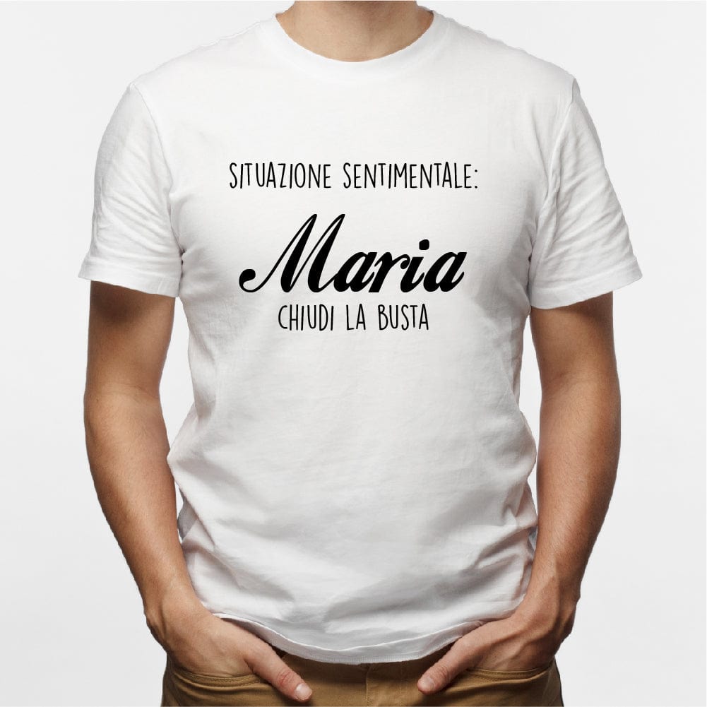Lol T-Shirt T-shirt S / Bianco Situazione sentimentale: Maria chiudi la busta