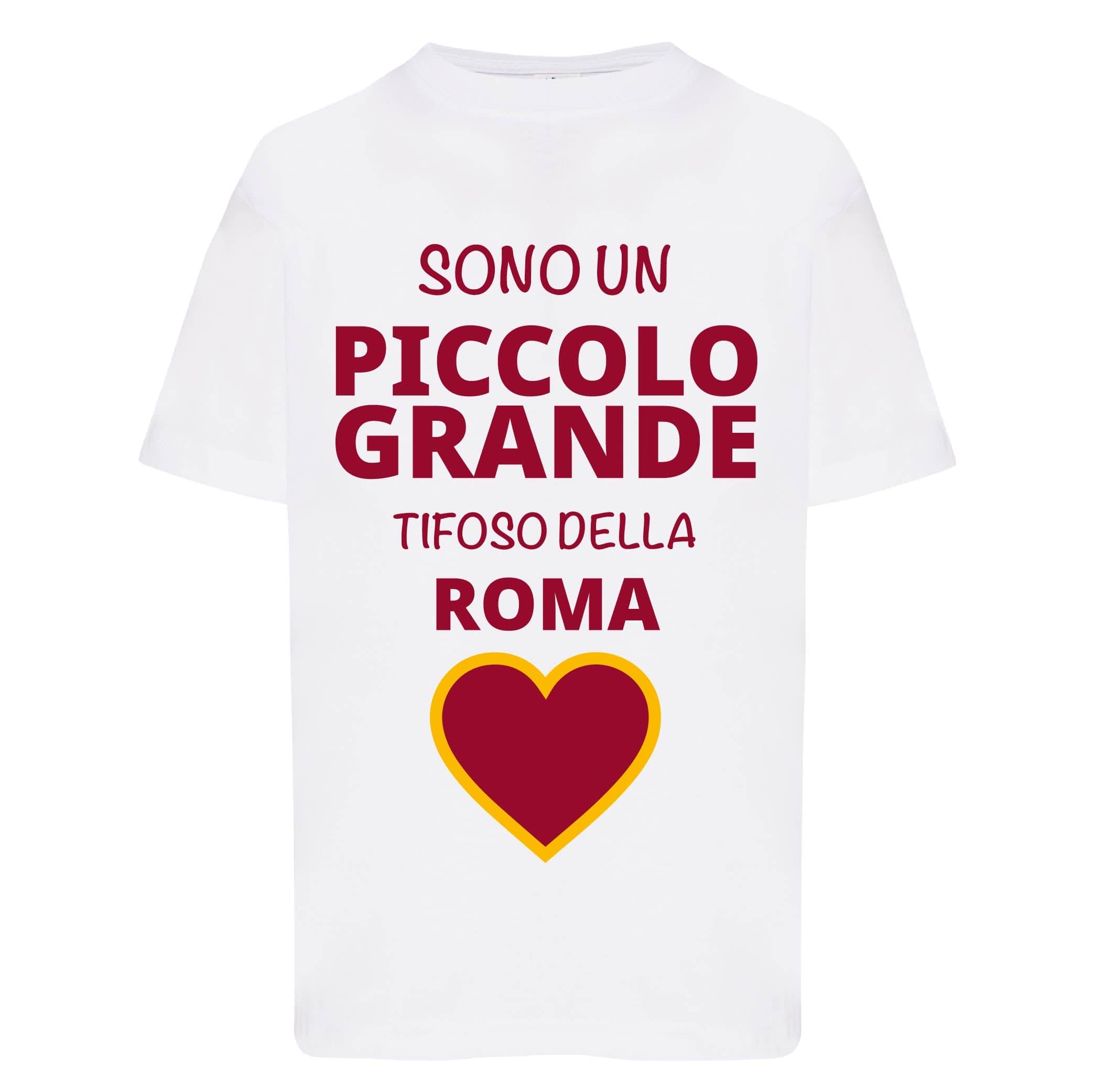 Lol T-Shirt T-shirt 3/4 anni Sono un piccolo grande tifoso della Roma