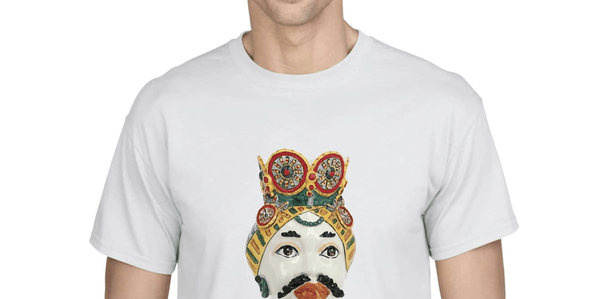 Maglietta testa hot sale di moro