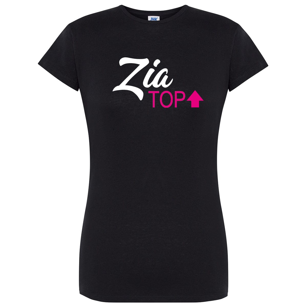 Lol T-Shirt T-shirt S / Nera con scritta bianca e fuxia Zia Top