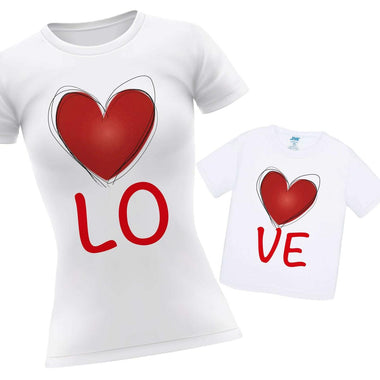 Mamma + Bambino COMBO LOVE-T-shirt-Lol T-shirt