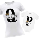 Mamma + Bambino Combo Queen-Prince-Princess-T-shirt-Lol T-shirt