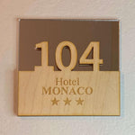 Numeri Camera Hotel/Albergo in plexiglass accoppiato (mod. Auro)-Numeri Camera Hotel-Lol T-shirt