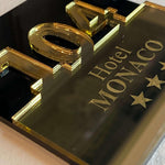 Numeri Camera Hotel/Albergo in plexiglass accoppiato (mod. Auro)-Numeri Camera Hotel-Lol T-shirt