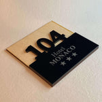 Numeri Camera Hotel/Albergo in plexiglass accoppiato (mod. Auro)-Numeri Camera Hotel-Lol T-shirt