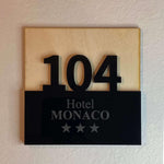 Numeri Camera Hotel/Albergo in plexiglass accoppiato (mod. Auro)-Numeri Camera Hotel-Lol T-shirt
