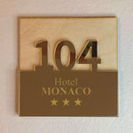 Numeri Camera Hotel/Albergo in plexiglass accoppiato (mod. Auro)-Numeri Camera Hotel-Lol T-shirt