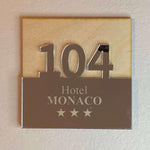 Numeri Camera Hotel/Albergo in plexiglass accoppiato (mod. Auro)-Numeri Camera Hotel-Lol T-shirt