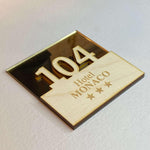 Numeri Camera Hotel/Albergo in plexiglass accoppiato (mod. Auro)-Numeri Camera Hotel-Lol T-shirt