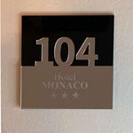 Numeri Camera Hotel/Albergo in plexiglass accoppiato (mod. Auro)-Numeri Camera Hotel-Lol T-shirt
