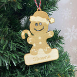 Pallina Decorazione di Natale Pan di Zenzero Bimbo-Decorazioni natalizie-Lol T-shirt