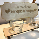 Panchina dei cicchetti la migliore terapia di coppia - Idea Regalo San Valentino-Panchina dei cicchetti-Lol T-shirt