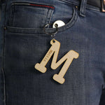 Portachiavi in legno a forma di lettera e incisione nome-Portachiavi-Lol T-shirt