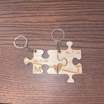 Portachiavi in legno a forma di puzzle-Portachiavi-Lol T-shirt