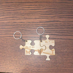 Portachiavi in legno a forma di puzzle-Portachiavi-Lol T-shirt