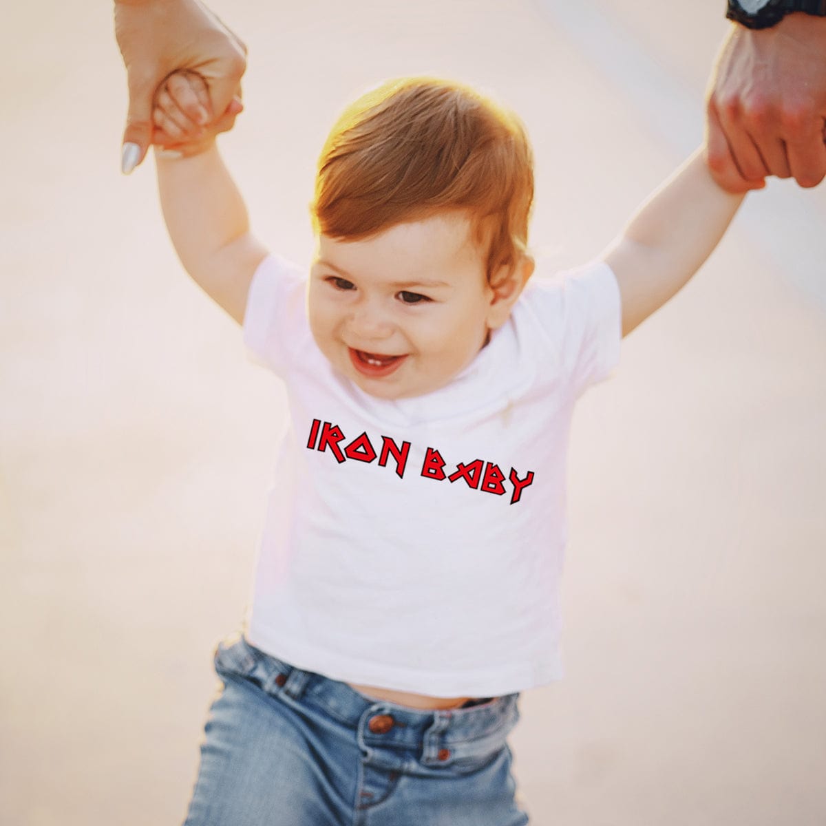 Lol T-Shirt T-shirt Iron Baby (Iron Maiden Tribute)
